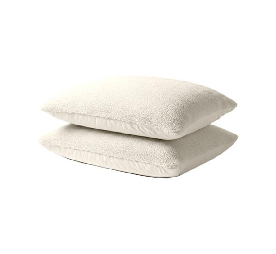 2-Pack: Kussenslopen - Beige Teddy