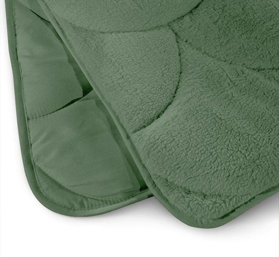 Dekbed Zonder Overtrek - Groen Teddy