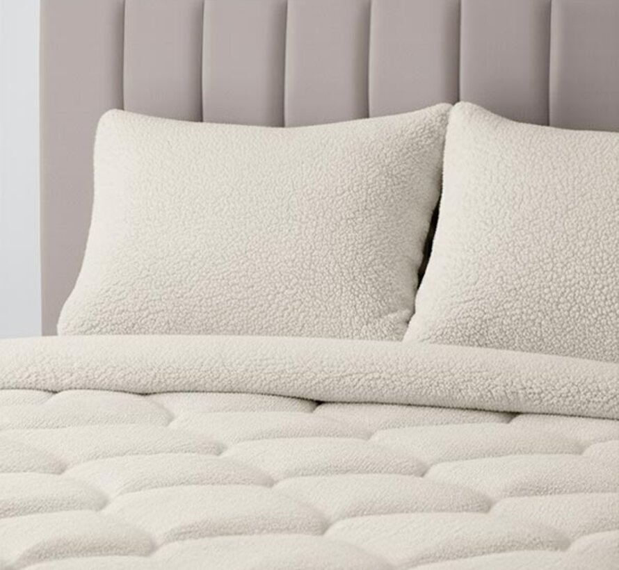Dekbed Zonder Overtrek - Beige Teddy