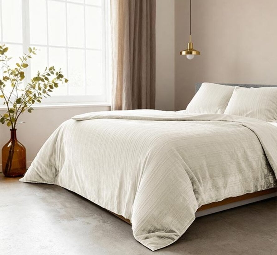 Velvet Lining - Beige Dekbedovertrek