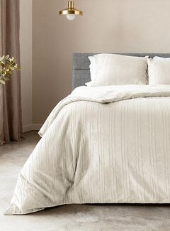 Sleeptime Velvet Lining - Beige Dekbedovertrek