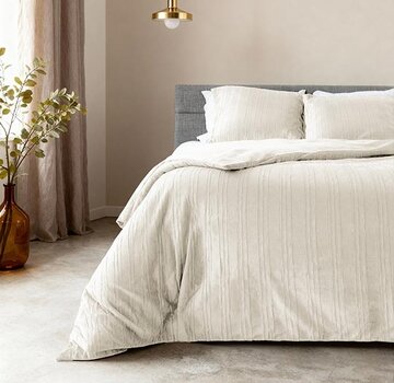 Sleeptime Velvet Lining - Beige Dekbedovertrek