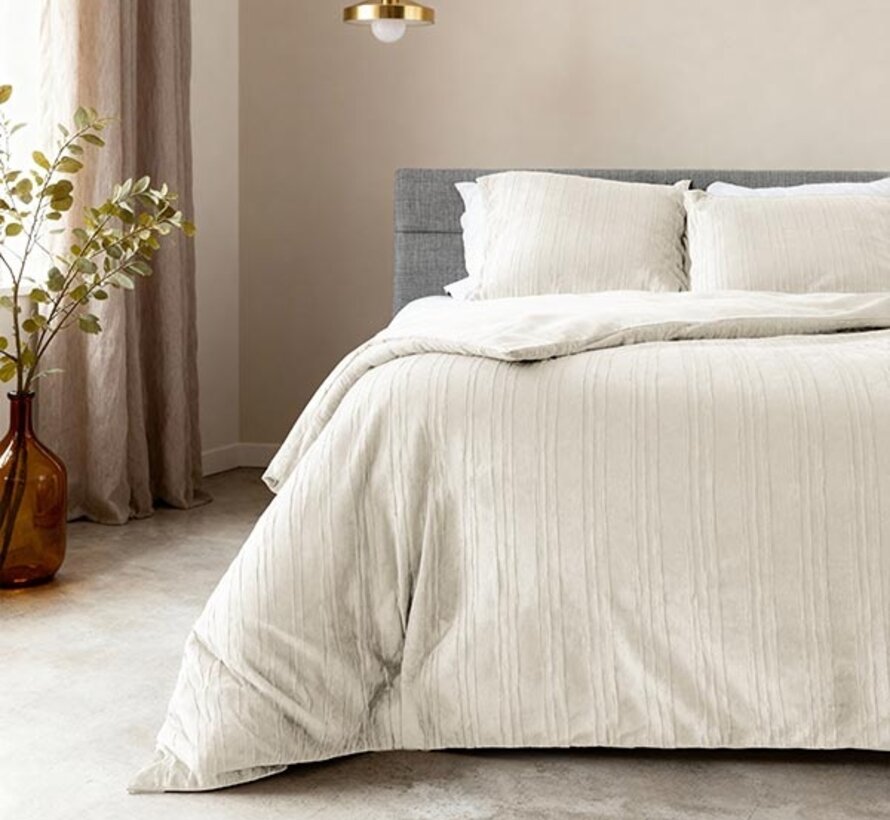 Velvet Lining - Beige Dekbedovertrek