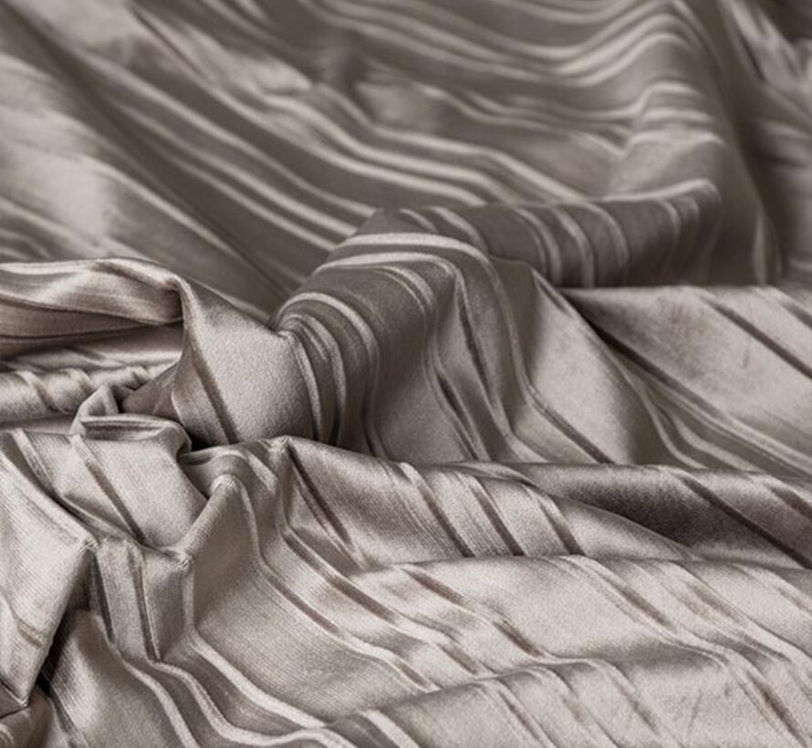 Velvet Lining - Taupe/Grijs Dekbedovertrek