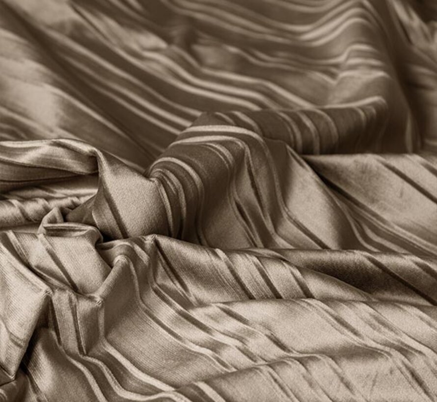 Velvet Lining - Taupe Dekbedovertrek