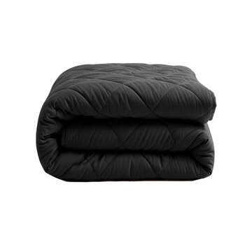 Zydante Dekbed Zonder Overtrek - Antraciet Perkaal Katoen