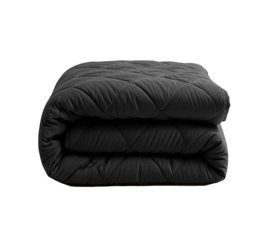 Dekbed Zonder Overtrek - Antraciet Perkaal Katoen