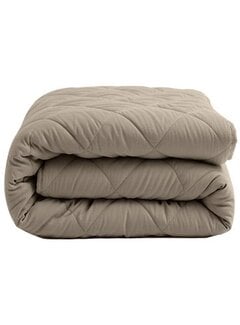 Zydante Dekbed Zonder Overtrek - Taupe Perkaal Katoen