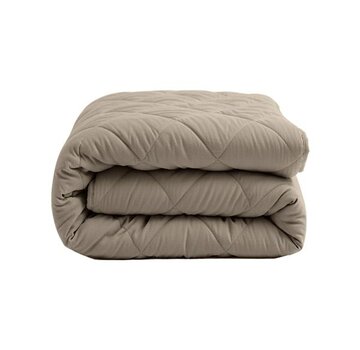 Zydante Dekbed Zonder Overtrek - Taupe Perkaal Katoen