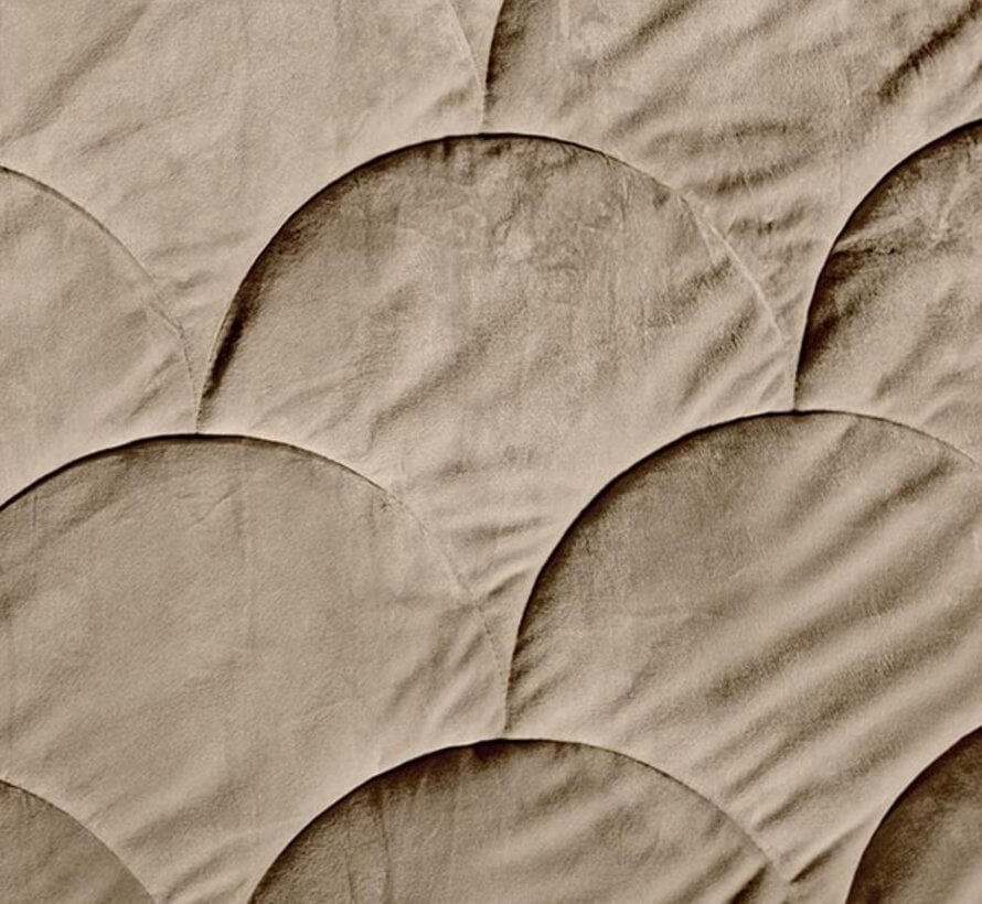 Dekbed Zonder Overtrek - Taupe Velvet