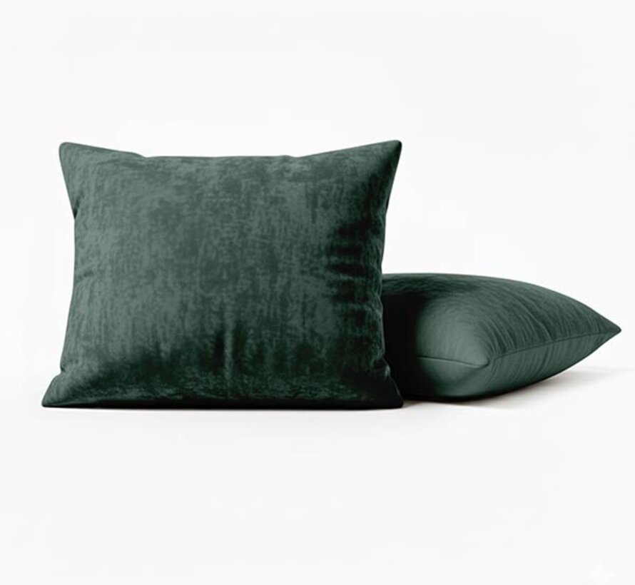 2-Pack: Kussenslopen - Donkergroen Velvet