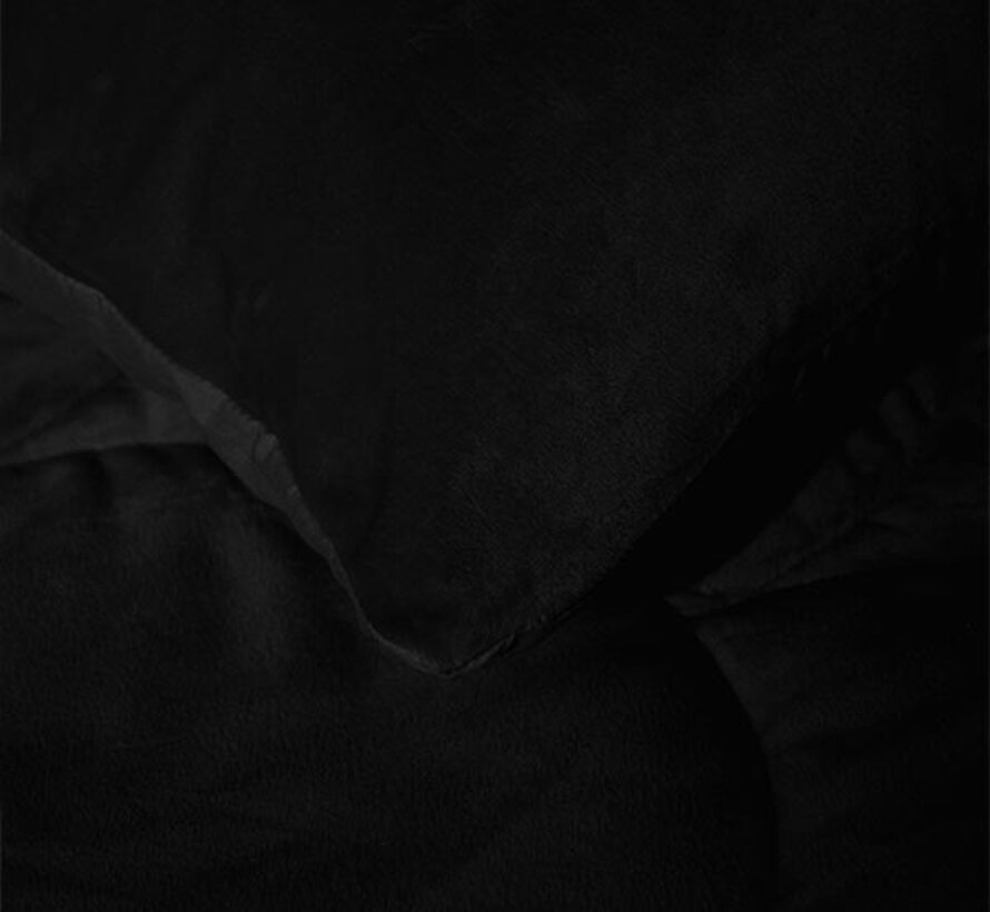 2-Pack: Kussenslopen - Zwart Velvet