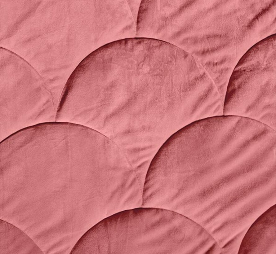 Dekbed Zonder Overtrek - Oud Roze Velvet