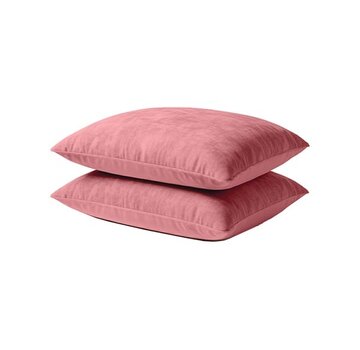 Whitelabel 2-Pack: Kussenslopen - Oud Roze Velvet