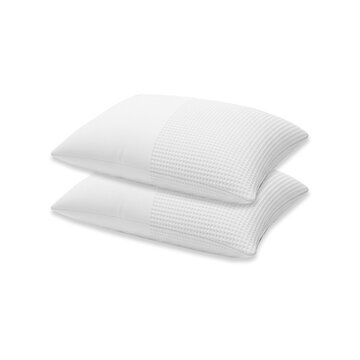 Zydante 2-Pack: Kussenslopen - Wit Waffle