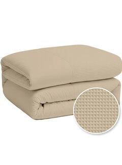 Zydante Dekbed Zonder Overtrek - Zand Waffle