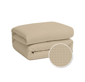 Zydante Dekbed Zonder Overtrek - Zand Waffle