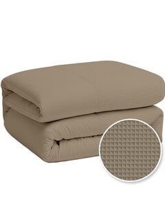 Zydante Dekbed Zonder Overtrek - Taupe Waffle