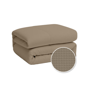 Zydante Dekbed Zonder Overtrek - Taupe Waffle