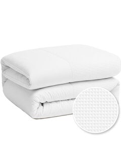 Zydante Dekbed Zonder Overtrek - Wit Waffle