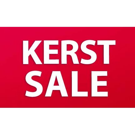 Kerst Sale! Tot wel 70% korting, de voorraad is beperkt