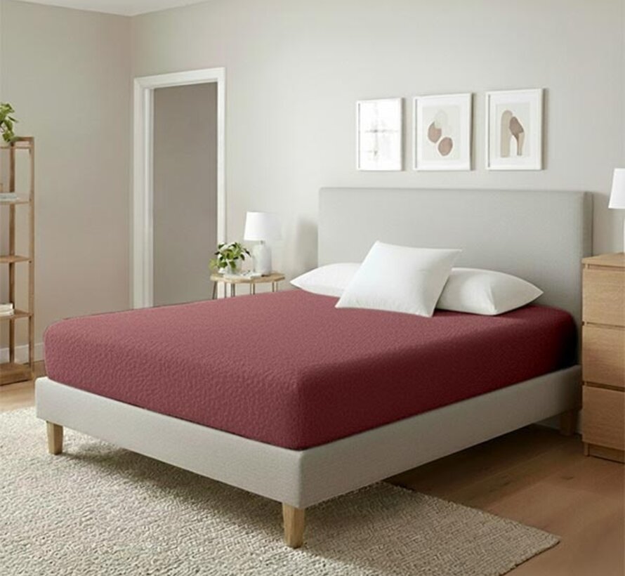 Hoeslaken - Oud Roze Teddy