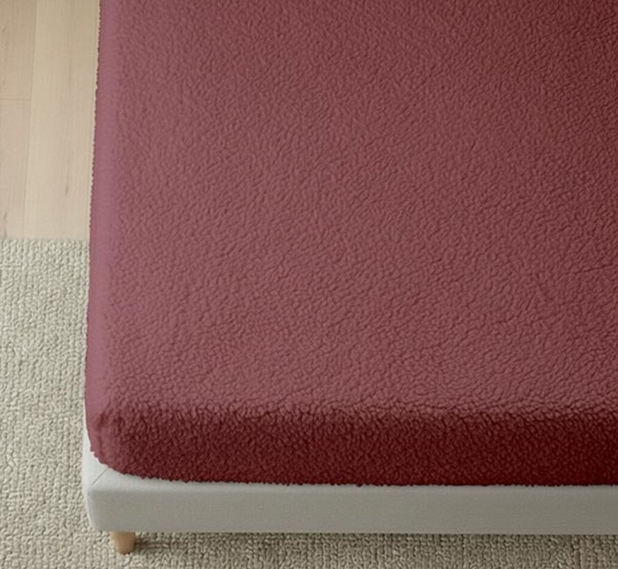 Hoeslaken - Oud Roze Teddy