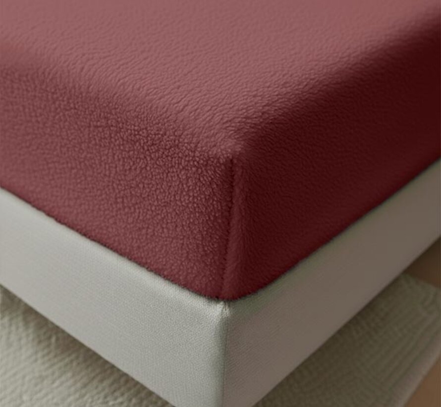 Hoeslaken - Oud Roze Teddy