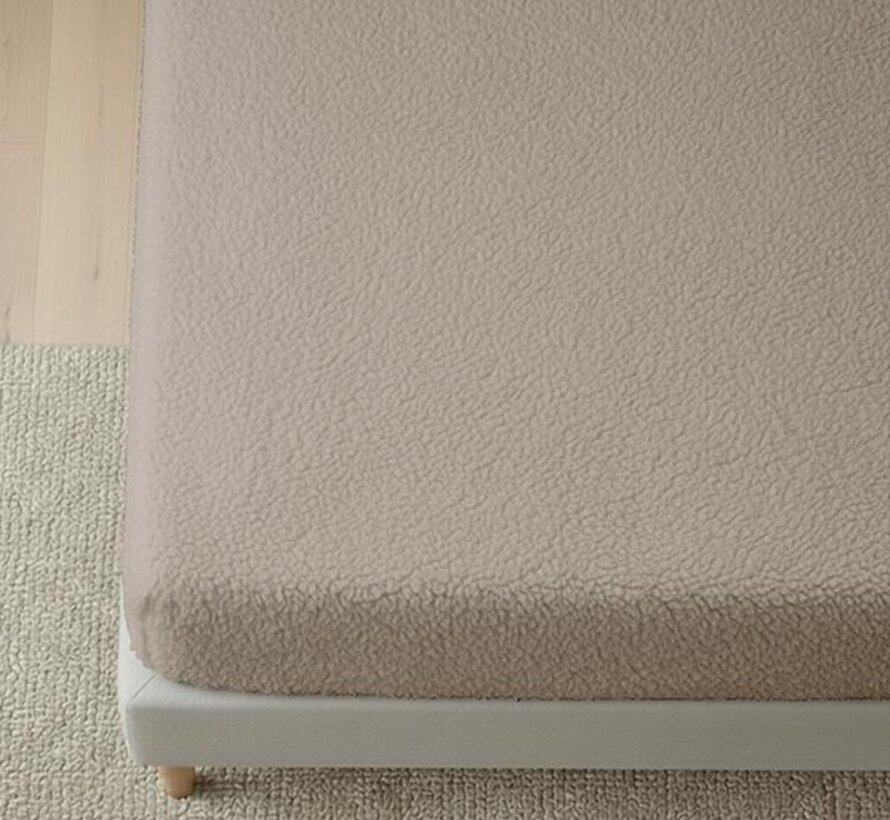 Hoeslaken - Taupe Teddy