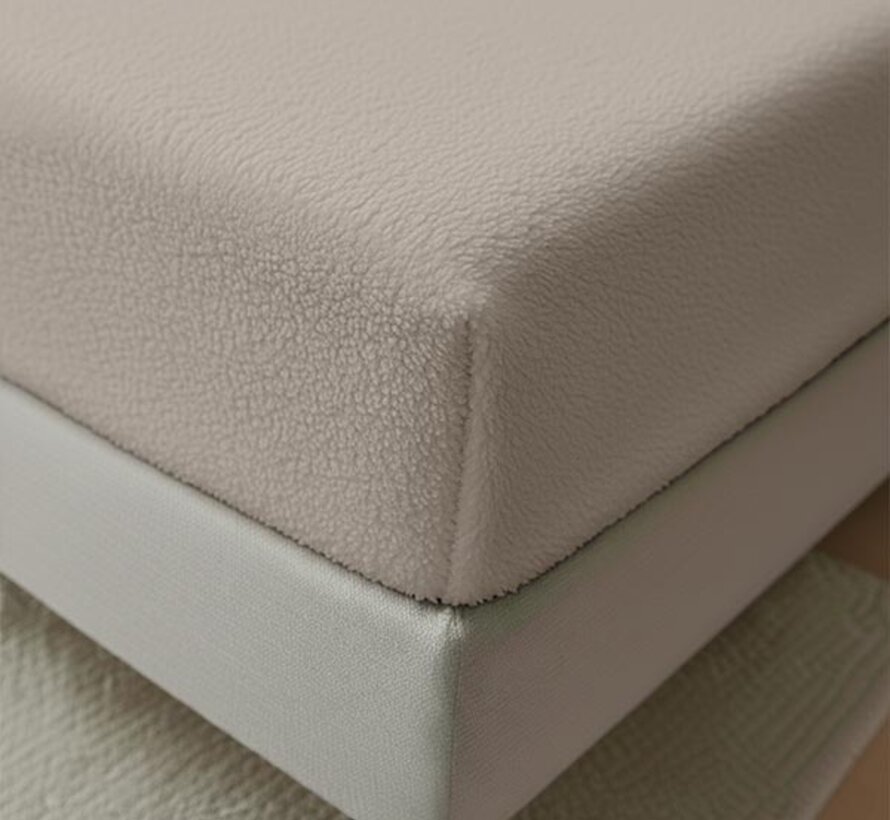 Hoeslaken - Taupe Teddy