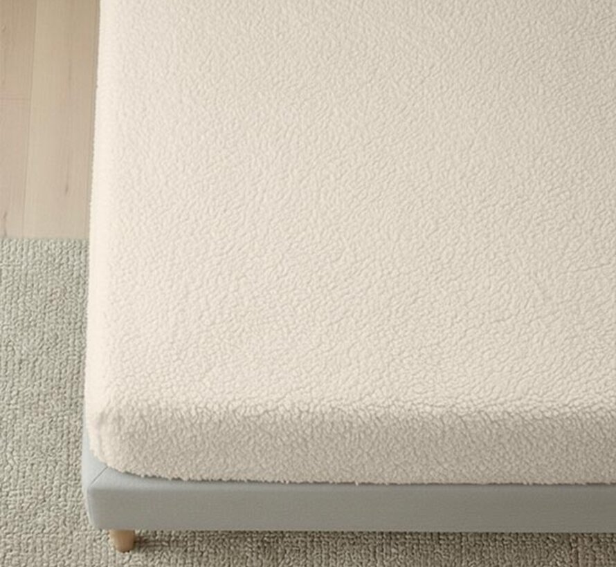 Hoeslaken - Beige Teddy