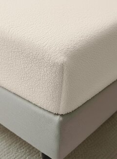 Whitelabel Hoeslaken - Beige Teddy