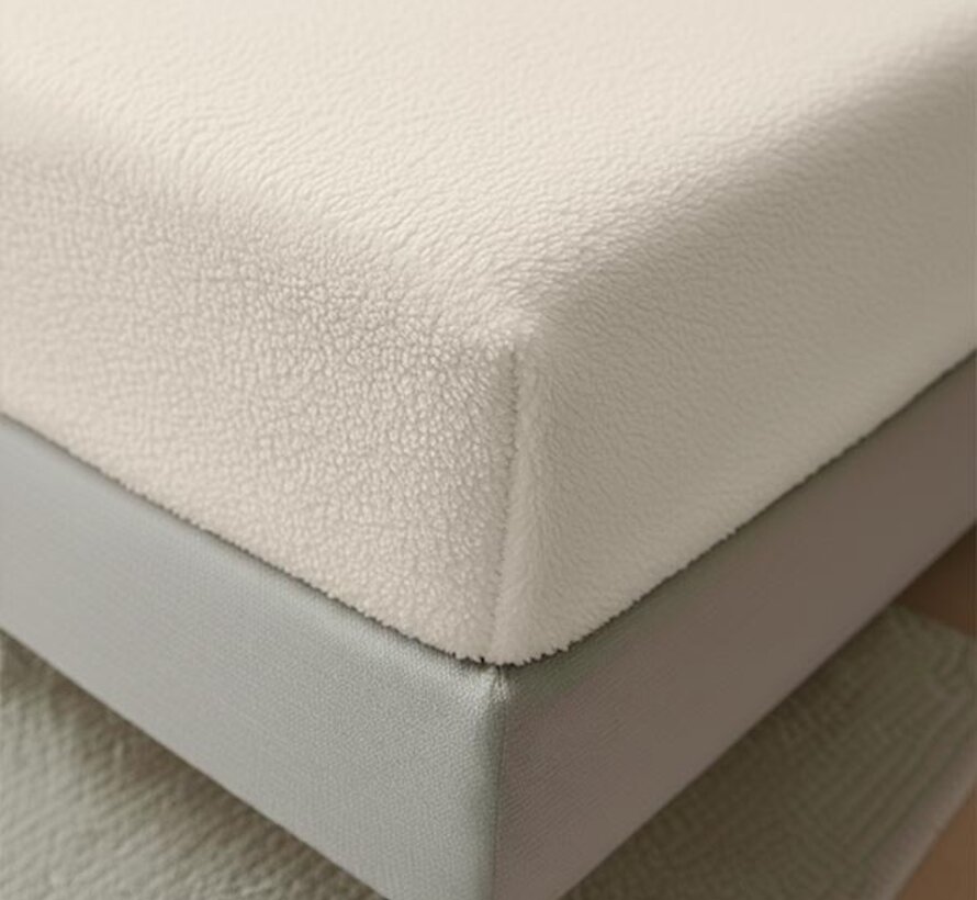 Hoeslaken - Beige Teddy