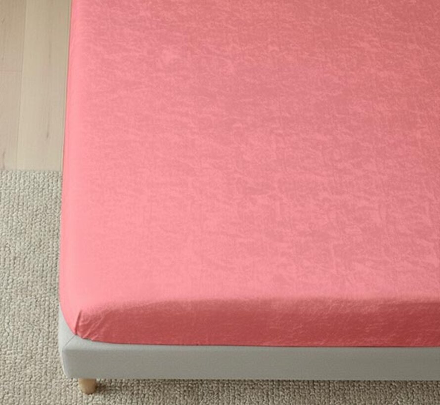 Hoeslaken - Oud Roze Velvet