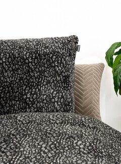 Sleeptime Teddy Tiger - Antraciet/Zwart Dekbedovertrek