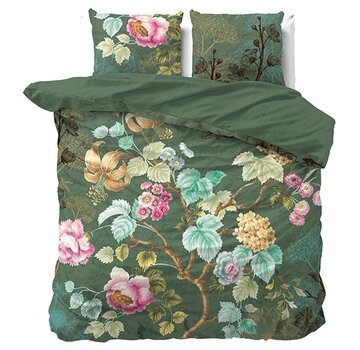 Dreamhouse Nature Chanda - Olijfgroen Dekbedovertrek