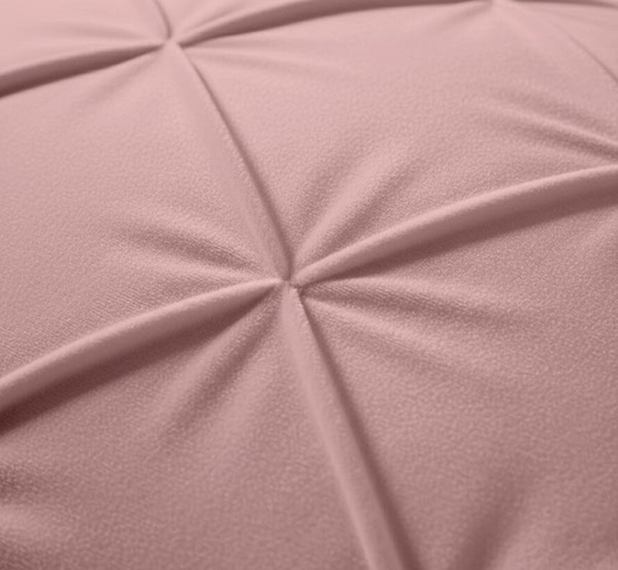 2-Pack: Kussenslopen - Roze Velvet Diamond Pintuck