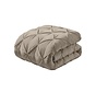 Dekbed Zonder Overtrek - Licht Taupe Velvet Diamond Pintuck