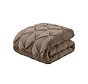 Dekbed Zonder Overtrek - Taupe Velvet Diamond Pintuck