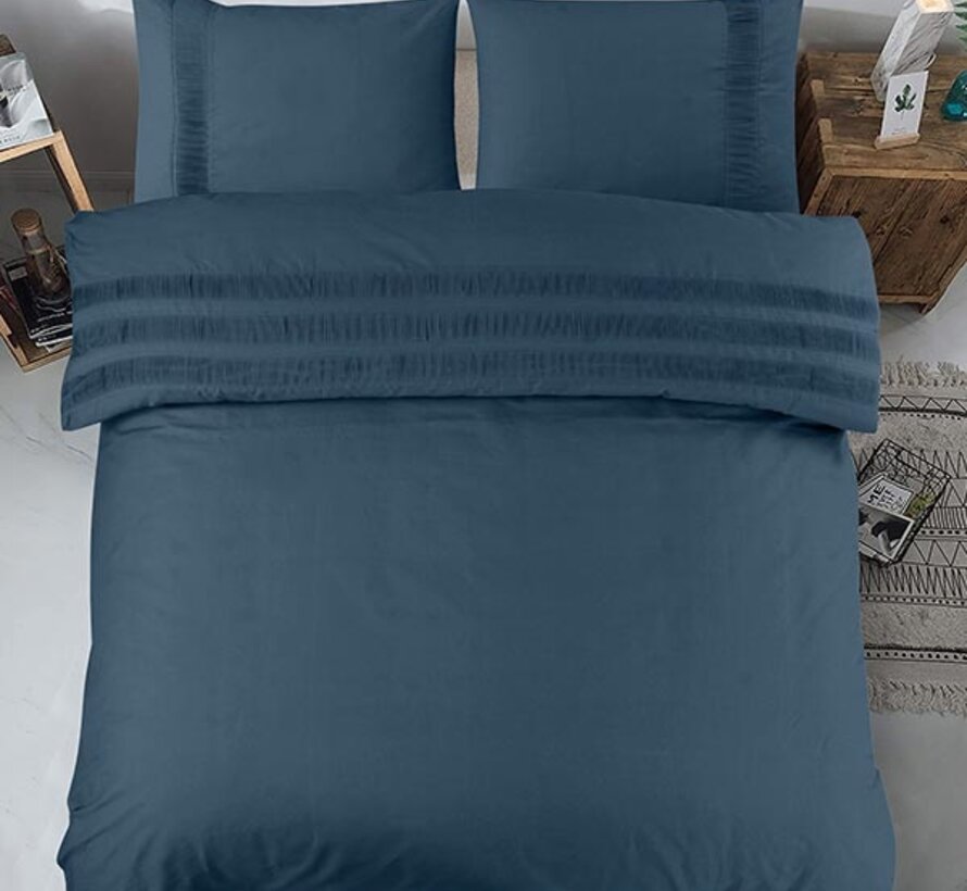 Bali - Blauw Dekbedovertrek