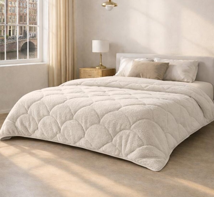 Dekbed Zonder Overtrek - Beige Teddy