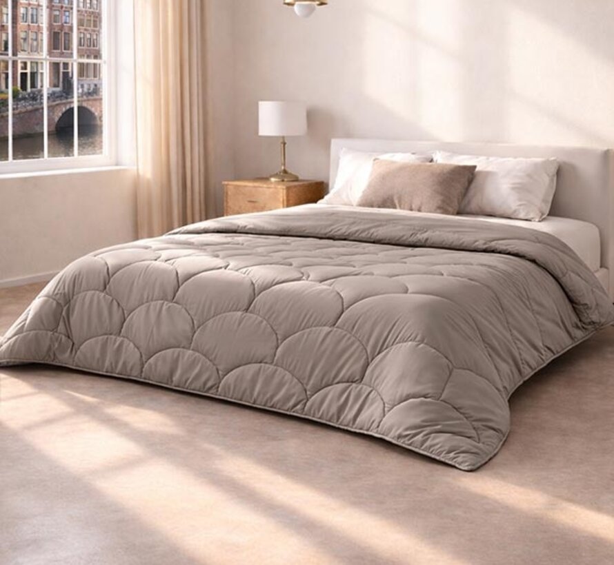 Dekbed Zonder Overtrek - Taupe Easy