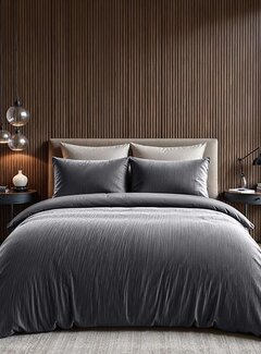 Sleeptime Velvet Cartier - Antraciet Dekbedovertrek