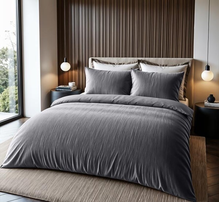 Velvet Cartier - Antraciet Dekbedovertrek