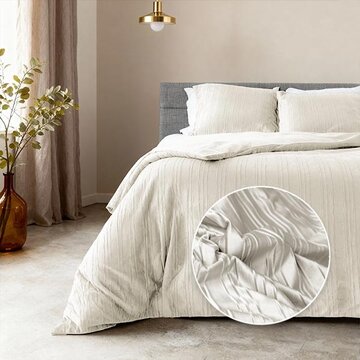 Sleeptime Velvet Lining - Beige Dekbedovertrek