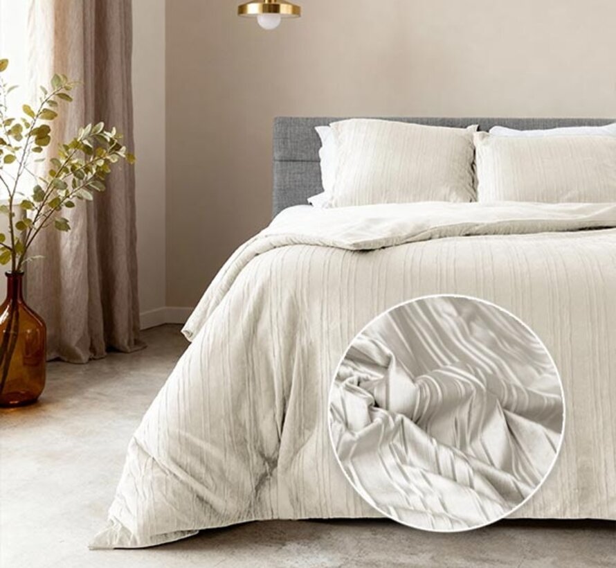 Velvet Lining - Beige Dekbedovertrek