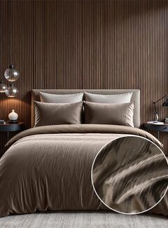 Sleeptime Velvet Cartier - Taupe Dekbedovertrek