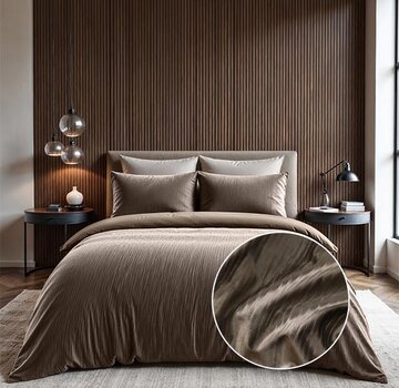 Sleeptime Velvet Cartier - Taupe Dekbedovertrek