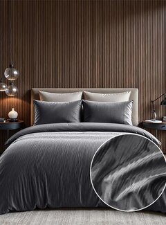 Sleeptime Velvet Cartier - Antraciet Dekbedovertrek