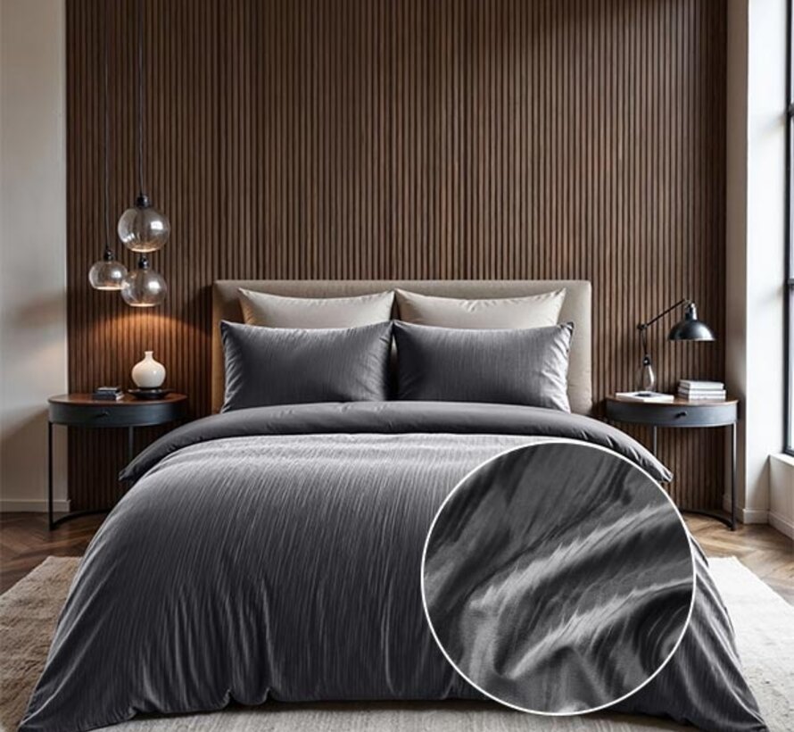 Velvet Cartier - Antraciet Dekbedovertrek